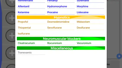 iTIVA plus Anesthesia screenshot