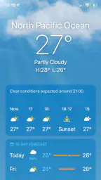 iWeather OS15 Forecast Weather screenshot