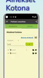 Jaettu Ostoslista Kauppalista screenshot