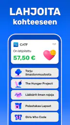JustPlay – Tienaa tai lahjoita screenshot