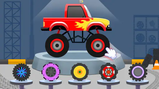 Kids Monster Truck Games 2+ screenshot