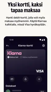 Klarna: Raha-asiat fiksummin screenshot