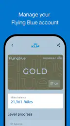 KLM - Book a flight screenshot