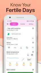 Kuukautiskalenteri Lilly screenshot