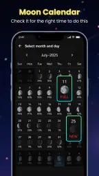 Kuun vaiheet ja horoskooppi screenshot