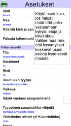Kuvaristikko Sanaristikko screenshot