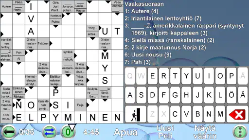 Kuvaristikko Sanaristikko screenshot