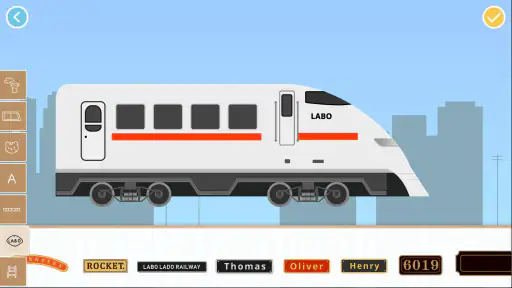 Labo Tiilijuna peli lapsille screenshot