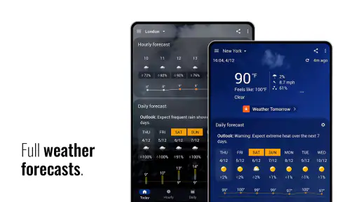 Läpinäkyvä kello ja sää screenshot
