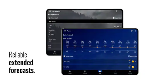 Läpinäkyvä kello ja sää screenshot