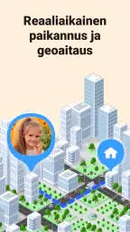 Lapsen puhelimen GPS paikannin screenshot