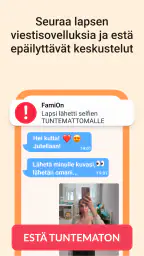 Lapsen puhelimen GPS paikannin screenshot
