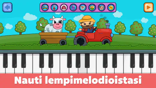 Lasten piano pelit ja laulut screenshot