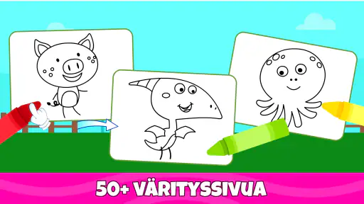 Lasten värityssivut & -kirja screenshot
