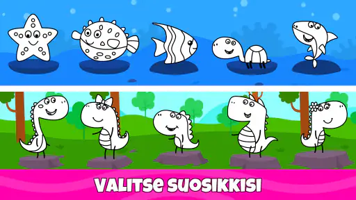 Lasten värityssivut & -kirja screenshot