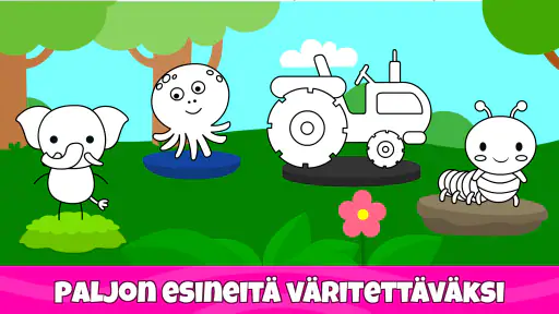 Lasten värityssivut & -kirja screenshot