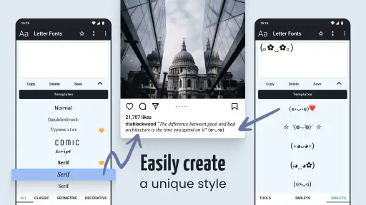 Letter Fonts - Stylish Text screenshot