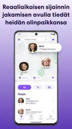 Life360 ja sijainnin jakaminen screenshot