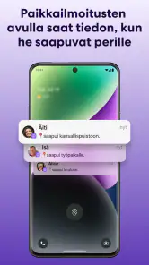 Life360 ja sijainnin jakaminen screenshot