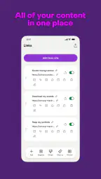 Linktree: Link in bio creator screenshot