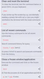 Linux Command Library screenshot