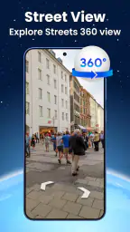 Live World Map: Satellite View screenshot