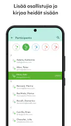 Lyyti Organiser screenshot