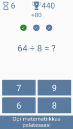 Matematiikkapelit screenshot