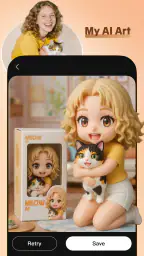 Meow AI: art photo generator screenshot