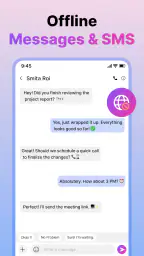 Messenger: Text SMS & Launcher screenshot
