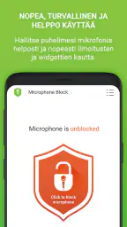 Mikrofoni Blocker Pro: Suojaus screenshot