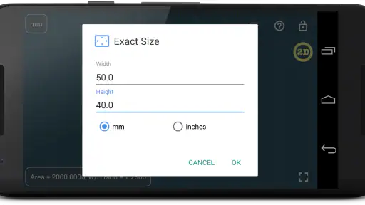 Millimeter Pro - screen ruler screenshot