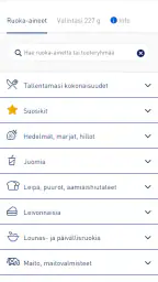 Mobiilihiilihydraattikäsikirja screenshot