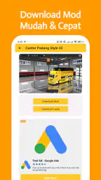 Mod Bussid Truck Canter Herex screenshot