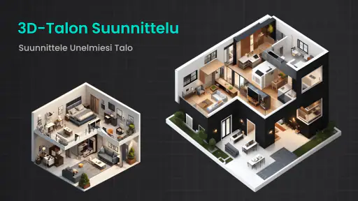 Moderni talo suunnittelu 2D screenshot