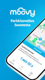 Moovy, parkkisovellus Suomesta screenshot