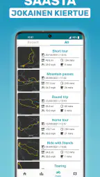 Motobit: Moottoripyöräsovellus screenshot