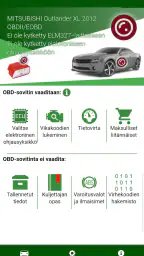 MotorData OBD ELM autoskanneri screenshot