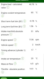 MotorData OBD ELM autoskanneri screenshot