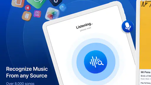 Musiikin tunnistus screenshot