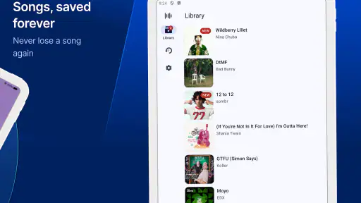 Musiikin tunnistus screenshot