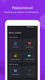 Musiikkieditori screenshot