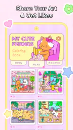 My Cute Friends: Coloring Book screenshot