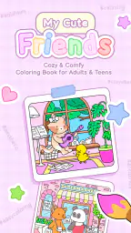My Cute Friends: Coloring Book screenshot
