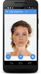 My Face Shape Meter and frames screenshot