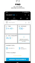 MYPEUGEOT APP screenshot