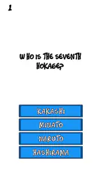 Naruto Boruto Ninja Quiz screenshot