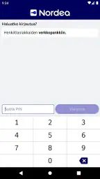 Nordea ID screenshot