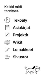Notion: muistiot, tehtävät, AI screenshot
