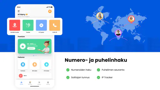 Numeropaikannus screenshot